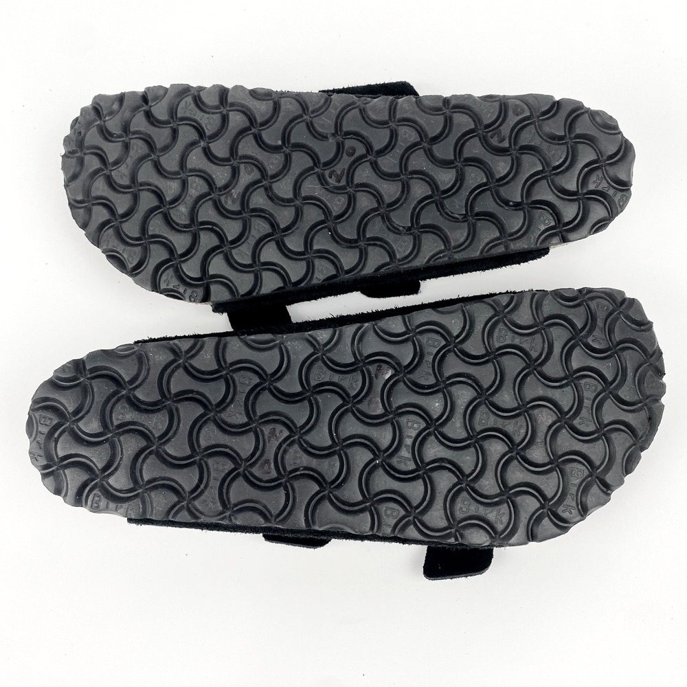 Birkenstock Suede Leather Sandals Women's 9 Soft Footbed "Arizona" 40 Worn Once! - Picture 8 of 9